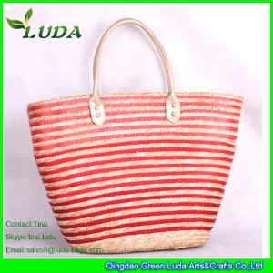 Buy cheap LUDA Wholesale Wheat Straw Bags Leather Handles from wholesalers