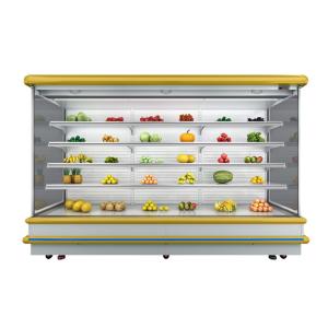 Buy cheap European Style Multideck Open Chiller R404a 2831L Vegetable Display Freezer from wholesalers