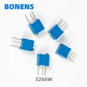 Buy cheap 3266W Metallic Glass Glazed Precision Multiturn Trimmer Potentiometer 1k 2k 5k 10k 20k 50k 100k  Variable Resistors from wholesalers