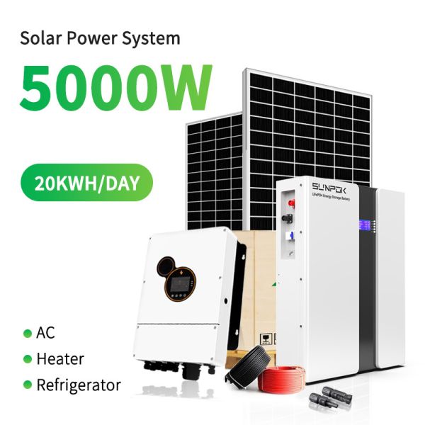 Buy cheap 5kW Off-Grid Solar System with Lithium Battery and Inverter from wholesalers