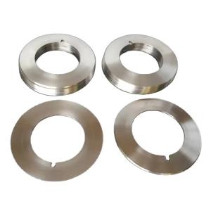 Buy cheap Customized Size Tungsten Carbide Alloy Circular Slitter Blade with HRC 56-65 Hardness for Cutting Aluminum and Steel from wholesalers
