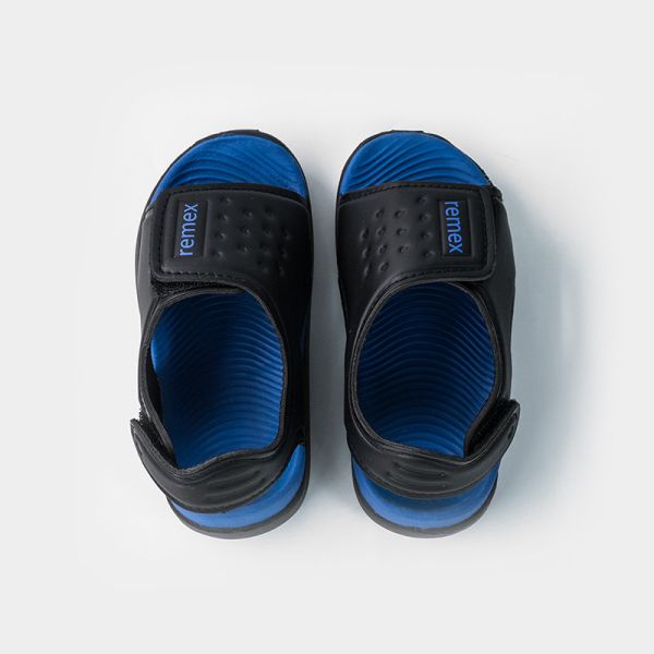 Upper Strap Kids Slides Sandals , OEM Magic Tape Sandals