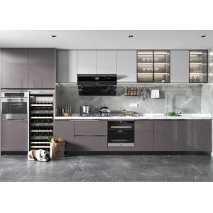 Buy cheap White Particle Board Design Modern Kitchen Cabinetry Sets From China For Hotel from wholesalers