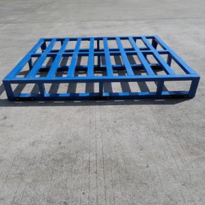 Buy cheap Customized Size Four Way Entry Steel Reinforced Stackable Double Faced Transport Pallet Stackable for Space Efficiency from wholesalers