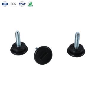 Custom Zinc Black Plated Hand Rubberized Bolts 25x25x10cm