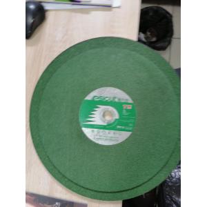 Buy cheap 14" Cutting Discs wheels green 355*2.5*25.4mm German quality standard MPA certificated from wholesalers