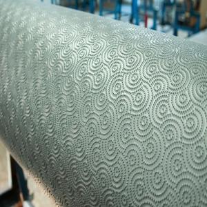 Buy cheap Napkin Paper Embossing Roller HRC62 HV1100 Aluminum Roller Chrome Plating product