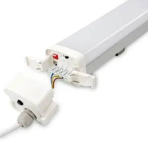 Buy cheap Industrial / Commercial LED Triproof Light Fixture CRI 80Ra 3000K 4000K 5000K 6000K from wholesalers