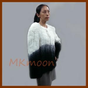 Buy cheap knitted Rabbit fur coat -MKL102# from wholesalers
