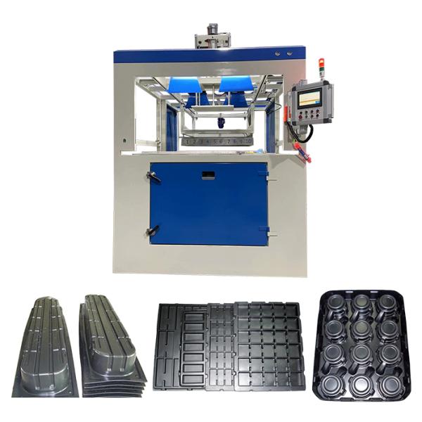 Buy cheap Double Station Full Automatic Blister Forming Machine with Adjustable Size and Servo Motor for 2 to 10 mm Thick Plates from wholesalers