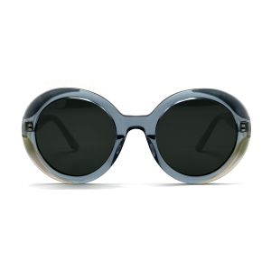 AS101 Round Womens UV Protected Acetate Sunglasses with CR 39 Lenses