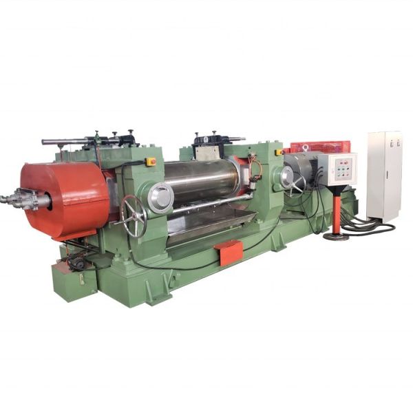 Quality Blue Green Red Yellow Rubber Mixing with XK Series Used Two Roll Open Mixing Mill for sale