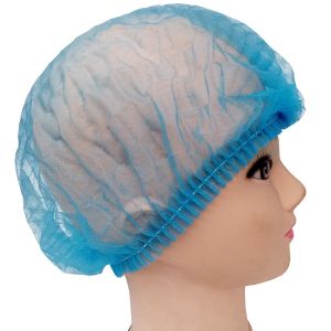 Labrotary Double Elastic 24" Bouffant Caps Disposable