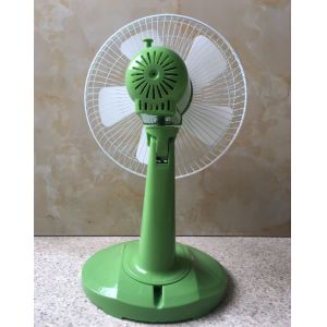 China 5 PP Blades 12 Inch Solar Table Fan For Residential Cooling on sale