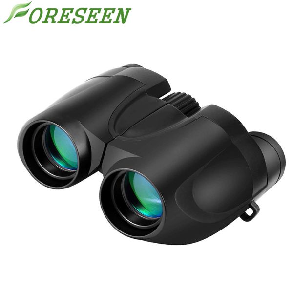 Quality 10x25 Lightweight Folding Kids Toy Binoculars Telescope Zoom Lens Black Color for sale