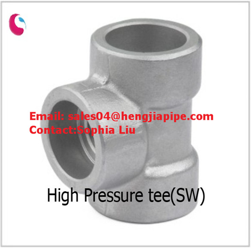 Buy cheap high pressure Socket weld & Threaded steel tee from wholesalers
