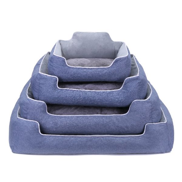 Quality Rectangle Washable Custom Cat Bed Sleeping Puppy Bed for sale