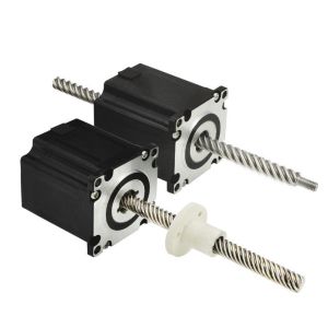 Buy cheap Nema23 Captive Double Stack Stepper Motor 990N Force 2 Phase 4 Wire Stepper Motor from wholesalers