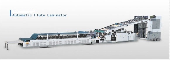 Quality Flute Automatic Packing Machine / Lamination Paper Machine With Spring Blade for sale