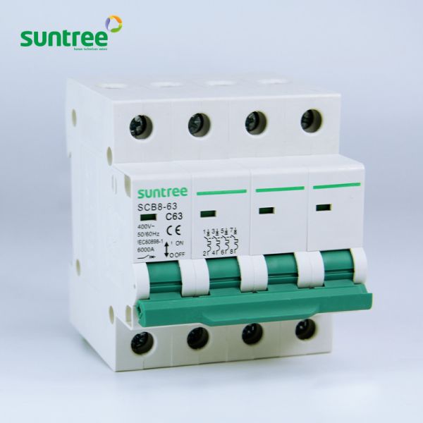 Quality 0.75mm2 Dual Pole Housing IP40 MCB Circuit Breakers for sale