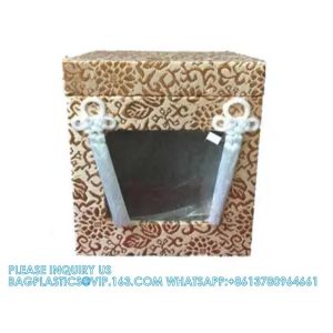 Buy cheap Hand-Made Japanese Style Cinerary MDF Casket With Window Human Ash Wood Urn Bone Box from wholesalers