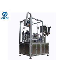 Rotary Color Cosmetic Mascara Filling And Capping Machine Automatic Type