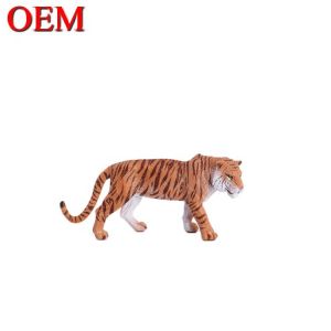 China Custom Education Toys OEM Resin PVC Animal Figure Toys Tiger oem pvc toy on sale