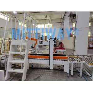 Buy cheap PLC Control Carton Closing Machine Automated Case Sealer Machine from wholesalers