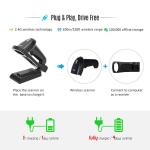Handheld 2D Qr Code Reader Scanner Wired 4mil Resolution With Base YHD-5800D