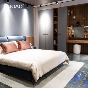 Buy cheap Customized Modern Wardrobe with Vanity Table Glass Door from wholesalers