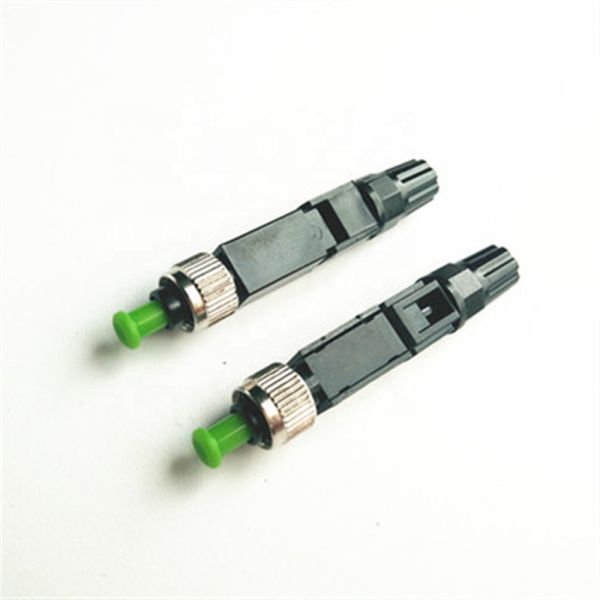 Buy cheap Black Fiber Optic Connectors , FC Fiber Connector No Epoxy Polishing Required from wholesalers