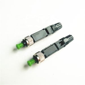 Buy cheap Black Fiber Optic Connectors , FC Fiber Connector No Epoxy Polishing Required from wholesalers