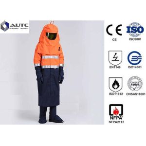 Buy cheap L Complete Production Line 55 cal Arc Flash Proof Personal Protective Equipment Suit For ASTM F195 from wholesalers