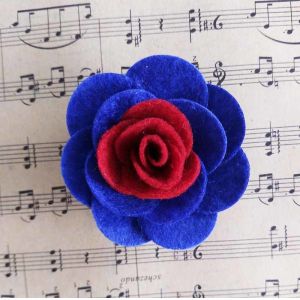 Buy cheap Lovely Felt Fabric Craft Flowers Gorgeous Thanksgiving Festival Use from wholesalers
