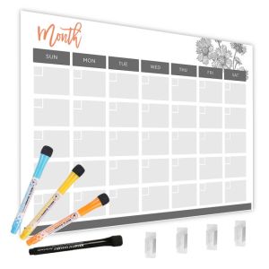 Buy cheap Dry Erase Reusable Calendar Planner Sticky Monthly Planner SGS OEM from wholesalers