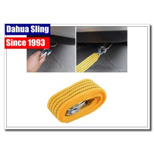 Buy cheap Lightweight Flat Recovery Tow Straps With Hooks Multifunctional from wholesalers