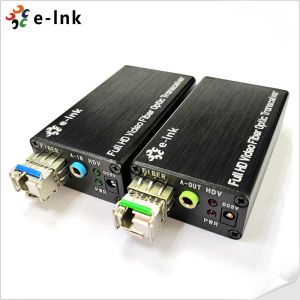 DVI Fiber Converter Mini-Type DVI Fiber Optic Extender With External Stereo