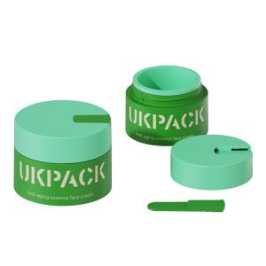 Buy cheap PP Capacity 50g 100g Cosmetic Cream Jars With Small Scoop from wholesalers