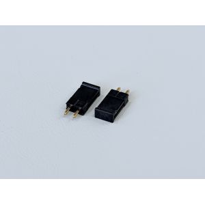 Buy cheap 2.54mm Pitch 1×2 Single-Row Pin Header Connector, Through-Hole PCB Electronic Connector, Gold-Plated Terminals for Signal & Power Transmission from wholesalers