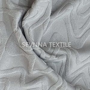 Buy cheap High Elastic Recycled Swimwear Fabric Jacquard  70D/24F + 70D from wholesalers