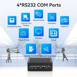 Buy cheap Intel Pentium J2900 Industrial PC With Dual LAN 4 COM Support Dual Screen Display from wholesalers