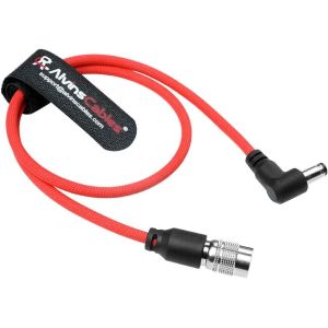 Buy cheap Alvin's Cables Ultra Flexible Hirose 4 Pin Male to DC Right Angle 5.5MM x 2.5MM Braided Power Cable for Blackmagic's cinema camera 4k, for Sound from wholesalers