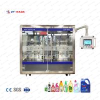 Buy cheap 6 8 Head Bottle Filling And Capping Machine Flat Paste Liquid Filling Machine product