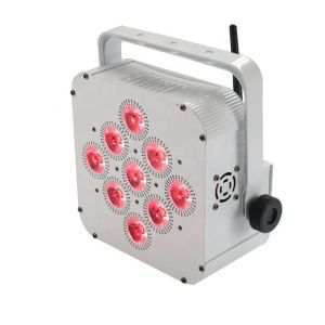 APP Wireless Wifi Control Adj Battery Powered Uplights , 9*15w Rgbw Led Par Can