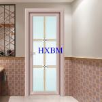 Buy cheap Damp Proof Aluminum Interior Doors With Double Tempered Clear / Frosted Glass from wholesalers