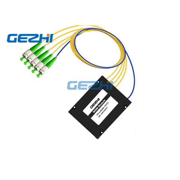 Quality 1x4 Polarization Maintaining PM Filter WDM Module FC/APC Connector for sale