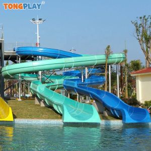 Buy cheap Floating Water Slides Water Play Equipment Fiber Glass Water Slide for Kid Swimming Pool from wholesalers
