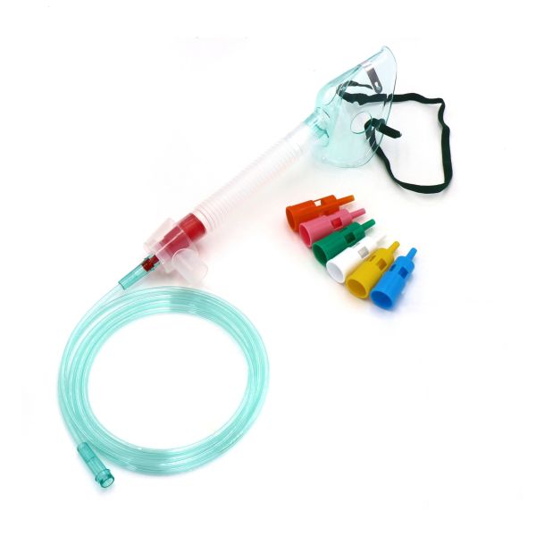 Quality Pediatric Adjustable Venturi Oxygen Mask Disposable With Oxygen Tube for sale