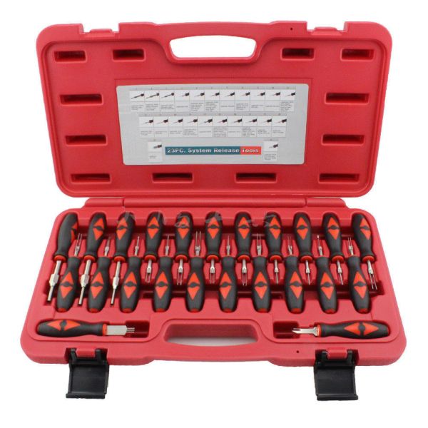 Quality 23-piece Screwdrivers Vehicle Connectors Pin Remover Kit Terminals Release Tool Kit for sale