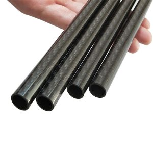 Buy cheap Roll Wrapped 30mm Glossy Finish 3K Carbon Fibre Pipe from wholesalers